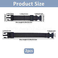 Cinghia di estensione multifunzionale in nylon per marsupio da esterno&nbsp;AJEW-WH0609-815A