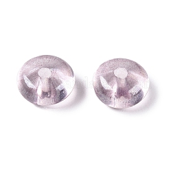 Perles de rocaille en verre teintées transparentes&nbsp;SEED-T007-02J
