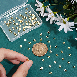 100pcs perles d'espacement en laiton&nbsp;KK-BC0012-54B