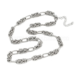 6 mm lange byzantinische Ketten aus Edelstahl 304 für Damen&nbsp;NJEW-G201-04P