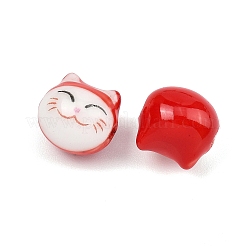 Perles en porcelaine manuelles&nbsp;PORC-F014-02E
