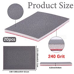 20 pieza de bloques de lijado de esponja de lijado de grano 240&nbsp;TOOL-SP0001-05C