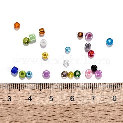 24 Farben 8/0 Glasperlen&nbsp;SEED-X0052-02-3mm