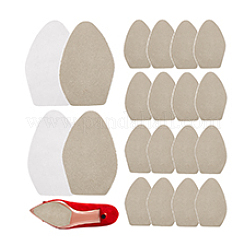 20 stücke 2 arten bogen wildleder stoff nicht-slip schuhe pads&nbsp;AJEW-PH0007-56B