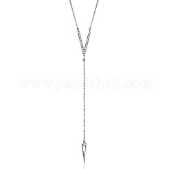 Collar con colgante de plata y circonita con la letra Y&nbsp;NF7167