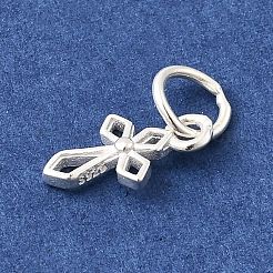 925 Sterlingsilber-Anhänger mit hohlem Kreuz&nbsp;STER-A048-15S