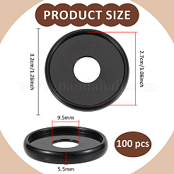 Dischi raccoglitori rotondi ad anelli in plastica a fogli sciolti&nbsp;FIND-WH0366-314
