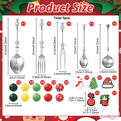 5 pz 5 stili 201 stoviglie in acciaio inossidabile&nbsp;FIND-YW0009-61
