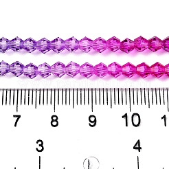 Colori sfumati da cuocere fili di perline di vetro&nbsp;X-DGLA-A039-T6mm-A09