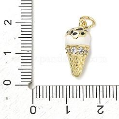 Ottone micro spianare pendenti zirconi&nbsp;KK-H255-03G-03