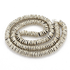 Electroplate non magnetici ematite sintetico fili di perline&nbsp;G-N0322-01D