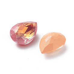 Cabochon di strass di vetro k9 galvanizzato&nbsp;RGLA-M016-B01-AM