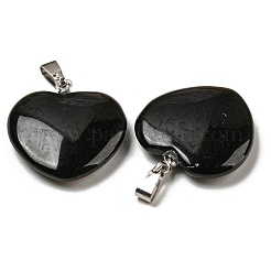 Colgantes de obsidiana naturales&nbsp;G-G956-B77-FF
