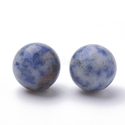 Natürliche blaue Punktjaspisperlen&nbsp;G-S289-15-10mm