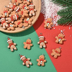 15 stücke 3 stile weihnachten undurchsichtige harz anhänger&nbsp;RESI-YW0004-76