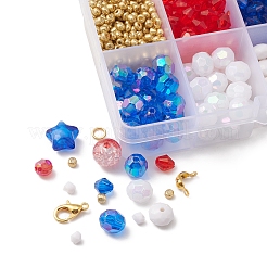 DIY-Kit zur Herstellung von Armbändern und Halsketten zum Unabhängigkeitstag&nbsp;DIY-FS0004-89