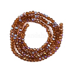 FilI di perline in vetro placcato&nbsp;LS-EGLA-A044-T1mm-L02