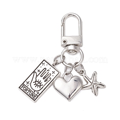 Decorazioni in pendente in lega di stile tibetano&nbsp;KEYC-JKC00926