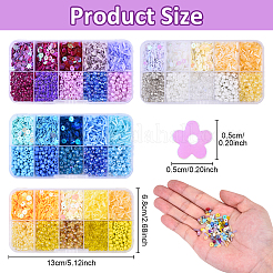 Kit fai da te di paillettes e perline di semi&nbsp;DIY-YW0017-31A