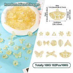 182 Stück 100 g transparente Acrylperlen&nbsp;OACR-TA0003-69B
