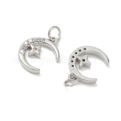 Messing micro pave klar zirkonia charme&nbsp;CU-CBA9FFD-08P