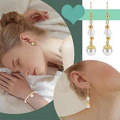100 pièce de capuchons de perles en laiton de 10 styles&nbsp;KK-CJ0002-08