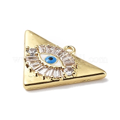 Pendentifs en laiton plaqué micro pavé&nbsp;KK-Q786-05G