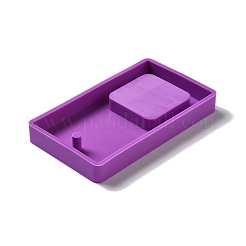 Rechteckige Silikonformen zum Selbermachen&nbsp;LS-AJEW-A034-02