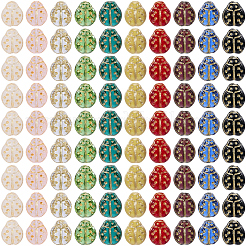 100pcs perle di vetro&nbsp;LAMP-SC0001-92