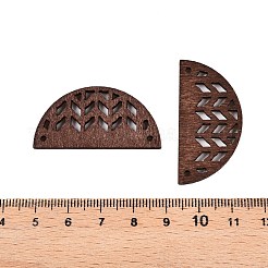 Halbrunde Verbindungsstücke aus Pappelholz&nbsp;WOOD-N016-47