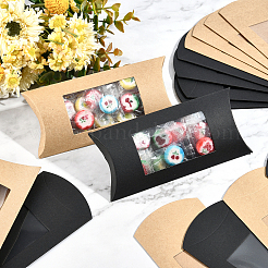 30 Stück 2 Farben Kraftpapier Kissen Pralinenschachtel&nbsp;CON-PH0002-49