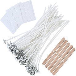 Baumwollkerzendocht DIY-Material dicht gewebter Kerzendocht Kerzendocht Kerzenkern-Set&nbsp;PW-WGE0063-01