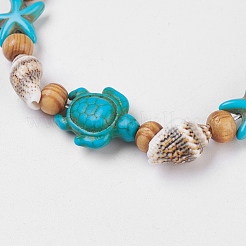 Holz Schmuck-Sets&nbsp;SJEW-JS00967