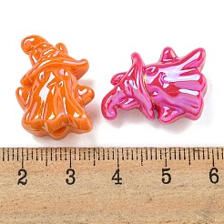 10 perline acriliche con placcatura UV a tema Halloween&nbsp;OACR-L017-08B