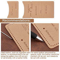 DIY handgemachtes Acryl-Geldbörsenkarten-Vorlagenset&nbsp;DIY-WH0430-588