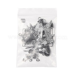8 pendentif en alliage émaillé et strass&nbsp;ENAM-FS0004-33