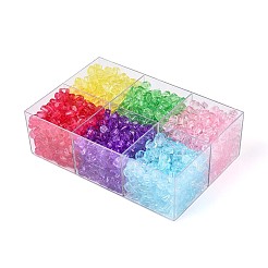 650-700g 6 Farben transparente Acrylperlen&nbsp;OACR-T029-85M