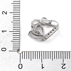 Ottone micro spianare pendenti zirconi&nbsp;LS-KK-D283-27P