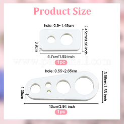 2 herramienta de inserción de ojos de seguridad de plástico de 2 estilos para la fabricación de juguetes&nbsp;FIND-OC0013-51A