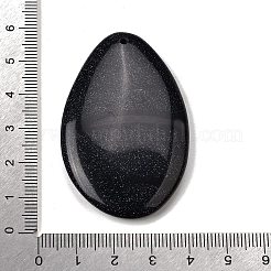 Gros pendentifs en pierre d'or bleue synthétique&nbsp;G-F820-05A-06
