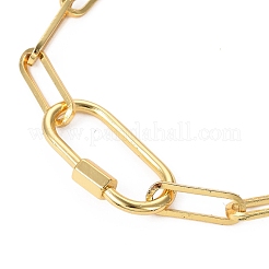 Bracelets de chaîne de trombone en laiton&nbsp;BJEW-JB05311