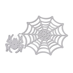 Halloween Spinnennetz Kohlenstoffstahl Schneidwerkzeuge Schablonen&nbsp;X-DIY-M003-16