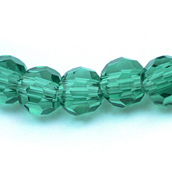 Fili di perline di vetro trasparente&nbsp;X-GLAA-R166-6mm-01G