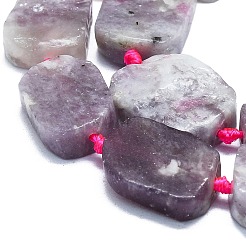 Brins de perles de tourmaline de fleurs de cerisier naturelles&nbsp;G-K245-J23-01