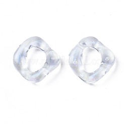 Transparentem Acryl Verknüpfung Ringe&nbsp;OACR-N008-104
