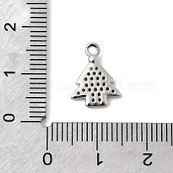 Breloques de noël en laiton micro pavé zircone cubique&nbsp;KK-L258-04P-C01
