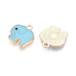 Legierung Emaille Anhänger / charms&nbsp;PALLOY-T092-31G-04