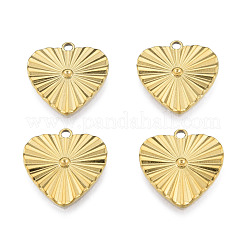 Pendentif en acier inoxydable 304 serti de strass avec placage ionique (IP)&nbsp;STAS-N098-202LG