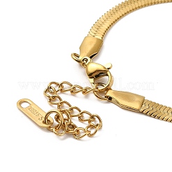 Ionenplattierung (IP) 304 Edelstahl Fischgräten-Kettenarmband für Männer und Frauen&nbsp;BJEW-E058-01C-G