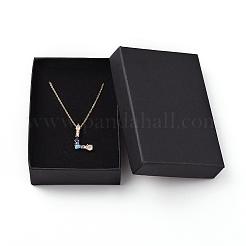 Colliers pendentifs initiales en laiton lettre&nbsp;NJEW-JN02584-04